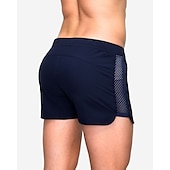 economico Pantaloni corti da corsa-Per uomo Pantaloncini da corsa Pantaloncini Running Pantaloncini da palestra Maratona Pantaloncini un terzo Mutandine Ranger Pantaloni Sportivo Autunno Elastene Traspirante Asciugatura rapida