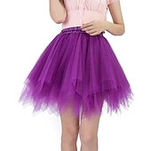 cheap Petticoat-Classic Lolita 1950s Cocktail Dress Dress Petticoat Hoop Skirt Crinoline Ballet Dancer Solid Colored Princess Women&#039;s Girls&#039; Wedding Party Bachelorette Party Adults&#039; Petticoat