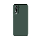 Недорогие Чехлы для Samsung-Чехол для телефона для Samsung Galaxy S24 S23 S22 S21 S20 Plus Ultra A72 A52 S25 Ultra силиконовый чехол полный корпус защитный пылезащитный ударопрочный однотонный силикон