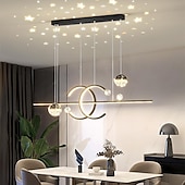 olcso Függőfények-led függőlámpa modern luxus étkező vetítőlámpa kreatív személyiség csillagos égbolt bár csillár