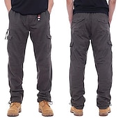 preiswerte Unterteile-Herren Cargohosen Wanderhose Wanderhosen Militär Sommer Außen Ripstop Atmungsaktiv Rasche Trocknung Tasche mit Reißverschluss Hosen / Regenhose Unten Armeegrün Armee-Gelb Baumwolle Jagd Angeln