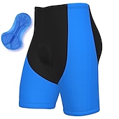 billiga Shorts, tights och byxor för män-Herr Cykelvägshorts Cykelshorts Vadderade cykelbyxor Cykel Shorts Byxor Bergscykling Vägcykling sporter Lappverk Självlysande 3D Tablett Cykel Andningsfunktion Snabb tork Gul Röd Polyester Elastan