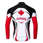 abordables Maillots Hombre-Hombre Maillot de Ciclismo Estampado Letra y Número Rusia Manga Larga Bicicleta Maillot Camiseta con 3 bolsillos traseros MTB Bicicleta Montaña Ciclismo Carretera Secado rápido Transpirabilidad Suave