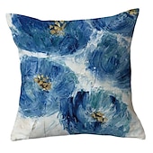 cheap Floral &amp; Plants Style-Spring Double Side Cushion Cover 1PC Soft Decorative Square Throw Pillow Cover Cushion Case Pillowcase for Sofa Bedroom Superior Quality Machine Washable