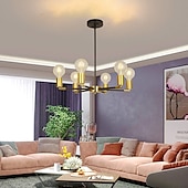 economico Lampadari-Lampadario A Sospensione Led Testa Universale In Alluminio Elettrolitico Elegante Oro Moderno Stile Nordico