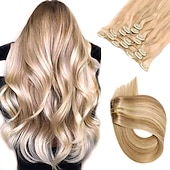 abordables Extensions à Clips-A Clipser Extensions de cheveux Cheveux Naturel humain 7 pièces Pack Droit Extensions de cheveux