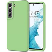 Недорогие Чехлы для Samsung-телефон Кейс для Назначение SSamsung Galaxy S24 S23 S22 S21 S20 Plus Ultra А73 А53 А33 A42 S25 Ультра Кейс на заднюю панель Силиконовый чехол противокапельный Защита от удара Однотонный Силикон