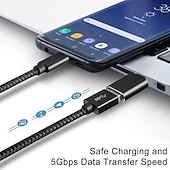 halpa Kaapelit-4 kpl usb c naaras-urossovitin tyyppi c usb-sovitin usbc virtalaturin kaapelin muunnin iphone 13 12 mini pro max, samsung galaxy s22, ipad mini air pro i-watch series 7