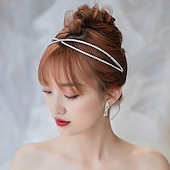 preiswerte Diademe &amp; Krone-Kronen-Tiaras Stirnbänder Kopfbedeckung Strass Aleación Hochzeit Party / Abend Retro Süß Mit Kristall / Strass Kombination Kopfschmuck Kopfbedeckung