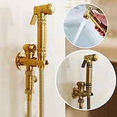 economico Rubinetti per bidet-bidet autopulente rame antico monoforo cromo spazzolato