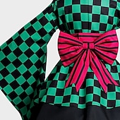 billige Anime-kostymer-Kamado Tanjirou Rengoku Shinjurou Anime Drakter Maskerade Cosplay-drakter Kostume Til Dame Voksne