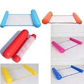 cheap Water Toys-1 pcs Summer Inflatable Foldable Floating Row Swimming Pool Water Hammock Air Mattresses Bed Beach Pool Toy Water Lounge Chair,Inflatable for Pool