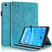 お買い得  レノボの場合-タブレット ケース カバー 用途 Lenovo M8 FHD / HD TB-8505/8506/8705 P11 Pro 2nd Gen 11.2&quot; TB-132/138 タブM10HD M10FHDプラス P11 (Plus) TB-J606 J607 J616 スタンド付き 鉛筆ホルダー(ペンなし) カードホルダー 木目 ソリッド 本革