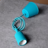 olcso Sziget lámpák-10 cm-es egyedi kialakítású színes függőlámpa led egyfejű műanyag modern bár led izzók 85-265v