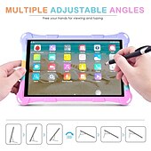 abordables Fundas tablet Samsung-Tableta Carcasa Funda Para Samsung Galaxy Tab S8 11&#039;&#039; S7 11&#039;&#039; A7 Lite 8.7&#039;&#039; A7 A 8.0&quot; 2022 2021 2020 2019 con Soporte Portalápiz Tirantes de Hombro Caricatura Gel de Sílice Para Niños