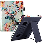 cheap Kindle Cases/Covers-Kindle Paperwhite Signature Edition Case (6.8 inch11th Generation 2021 Released Only) with Stand/Hand Strap and Auto Sleep/Wake PU Leather