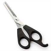 baratos Cuidados com o Cabelo-4 pçs/conjunto tesoura de cabeleireiro doméstico tesoura de desbaste de corte de cabelo tesoura de barbeiro tesoura de dente plano pente ferramentas de estilo de cabelo