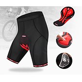 billige Shorts, tights og bukser for menn-WOSAWE Herre Sykkelshorts Fôrede sykkelshorts Sykkel Fôrede shorts MTB-shorts Semi-formsydd Fjellsykling Veisykling sport Sykling Pustende Hurtigtørkende Myk Svart Silikon Lycra Klær Sykkelklær
