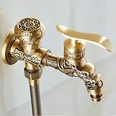 cheap Bidet Faucets-Bathroom Bidet Shower Sprayer Brass Toilet Douche Hygienic Cleaning Head Set Tap