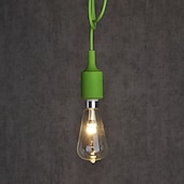 olcso Sziget lámpák-10 cm-es egyedi kialakítású színes függőlámpa led egyfejű műanyag modern bár led izzók 85-265v