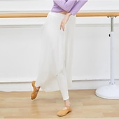 cheap Dance Basic-Breathable Activewear Skirts Pure Color Splicing Women&#039;s Training Performance High Cotton Blend Tulle