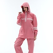 baratos Acessórios de Viagem &amp; Bagagem-Capa de chuva calças de chuva terno moda chuva poncho chuva feminina takeaway corpo inteiro montando carro elétrico capa de chuva