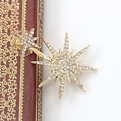 cheap Earrings-1pc Stud Earrings Jacket Earrings For Women&#039;s Crystal Party Wedding Birthday Cubic Zirconia Rhinestone Star Galaxy Star of David Gold / Casual / Daily