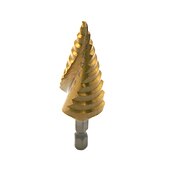 voordelige boor set:-stap boren hss 4mm-22mm houtbewerking elektrisch gereedschap 1/4 hex schacht groothandelsprijs hoge kwaliteit metalen boren titanium