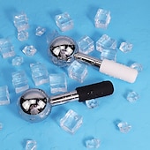 cheap Skin Care Tools-Stainless steel Ice Globes For Face Cold Face Roller Ice Sticks for Face Cooling Skin Care Massage Tool for Puffiness