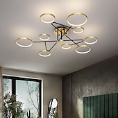billige Taklamper med dimming-142 cm dimbar taklampe led nordisk stil metall sirkelmalte overflater moderne 220-240v