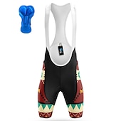billige Shorts, tights og bukser for menn-Herre Bib Shorts 3D polstret shorts Sykkel Shorts Bunner Semi-formsydd Fjellsykling Veisykling sport Pustende Hurtigtørkende Fukttransport Bekvem Svart Gul Lycra Klær Avanceret Sykkelklær