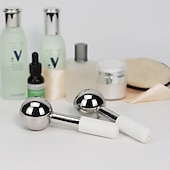 cheap Skin Care Tools-Stainless steel Ice Globes For Face Cold Face Roller Ice Sticks for Face Cooling Skin Care Massage Tool for Puffiness