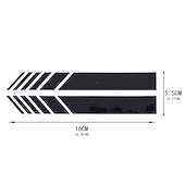 رخيصةأون أدوات حماية وتصميم هيكل السيارات-ملصقات سيارة starfire مرآة الرؤية الخلفية للسيارة مخططة عاكسة تحذير القيادة الآمنة شارات السهم تصميم ريشة مرآة الرؤية الخلفية ملصقات مقترنة بخمسة ألوان اختيارية 2 قطعة