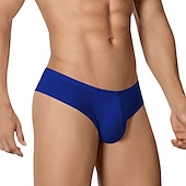 preiswerte Herrenunterwäsche &amp; -socken-Herren 1 Packung Unterwäsche Boxer Grundlegend Polyester Einfarbig Niedrige Taillenlinie Schwarz Weiß