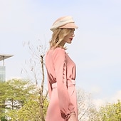 billige Partyhatter-polyester hatter med fargeblokk 1 stk casual hodeplagg