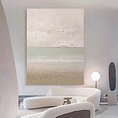 preiswerte Abstrakte Gemälde-Ölgemälde 100% Handarbeit, handgemalte Wandkunst auf Leinwand, vertikale, abstrakte Landschaft, rosa Meereslandschaft, moderne Heimdekoration, Dekoration, gerollte Leinwand, kein Rahmen, ungedehnt