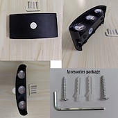economico applique da esterno-Applique Da Parete Per Esterni Con Sensore Di Movimento Applique Da Parete 8w Up Down Alluminio Lampade Da Interno Moderne Per Soggiorno Camera Da Letto Corridoio Corridoio