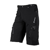 preiswerte Fahrradhosen Herren-Nuckily herren mtb shorts lycra radhose wasserdicht atmungsaktiv schnell trocknend leicht und baggy reißverschlusstaschen sommer fahrradbekleidung berg rennrad radsport fortgeschritten schwarz