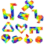 billiga Magiska kuber-1st snake fidget leksak kub twist pussel 24 kilar stor storlek regnbåge magisk orm leksak hjärnteaser strumpa fyllare festfavoriter spel goodie bags fillers för tonåringar vuxna tonåringar
