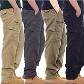preiswerte Unterteile-Herren Cargohosen Wanderhose Wanderhosen Militär Sommer Außen Ripstop Atmungsaktiv Rasche Trocknung Tasche mit Reißverschluss Hosen / Regenhose Unten Armeegrün Armee-Gelb Baumwolle Jagd Angeln