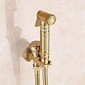 economico Rubinetti per bidet-bidet autopulente rame antico monoforo cromo spazzolato