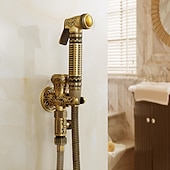 economico Rubinetti per bidet-bidet autopulente rame antico monoforo cromo spazzolato