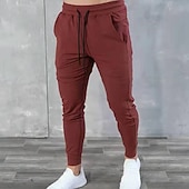 levne Běžecké kalhoty a legíny-Pánské Kalhoty Kalhoty Tepláky Šňůrky Kapsa na zip Spodní část oděvu Oblečení na atletiku Zima Prodyšné Yumuşak Ter Emen Zdatnost Basketbalový míč Běh Běžný sportovní oblečení Sportovní oděvy