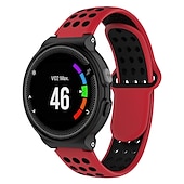 זול רצועות שעונים של Garmin-צפו בנד ל גרמין Forerunner 220/230/235/620/630/735XT Approach S20 / S6 / S5 סיליקון רך תַחֲלִיף רצועה עם כלי ההסרה מתכוונן רצועת ספורט צמיד