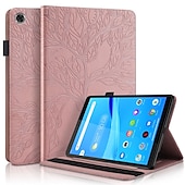 お買い得  レノボの場合-タブレット ケース カバー 用途 Lenovo M8 FHD / HD TB-8505/8506/8705 P11 Pro 2nd Gen 11.2&quot; TB-132/138 タブM10HD M10FHDプラス P11 (Plus) TB-J606 J607 J616 スタンド付き 鉛筆ホルダー(ペンなし) カードホルダー 木目 ソリッド 本革