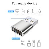 billiga Kablar-usb-c hona till usb hane adapter typ-c till usb laddare kontakt för iphone 12 13 pro max se airpods ipad air samsung galaxy s22 s21 note 20 a71 a72