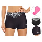 cheap Women&#039;s Underwear &amp; Base Layer-Women&#039;s Cycling Underwear Cycling Padded Shorts  Summer Polyester Bike Underwear Shorts Padded Shorts / Chamois 3D Pad Quick Dry Moisture Wicking Sports Patchwork Black / Pink / Black+White Mountain