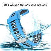 Недорогие Ремешки для часов Garmin-Ремешок для часов для Garmin Forerunner 220/230/235/620/630/735XT Approach S20 / S6 / S5 силиконовый Замена Ремень с помощью инструмента для удаления Дышащий Спортивный ремешок Браслет