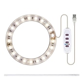 Χαμηλού Κόστους Φώτα Ανάπτυξης Φυτών-angel grow light 4 ή 3 δακτυλίους dc5v usb φυτολάμπα για φυτά led full spectrum λάμπα για σπορόφυτα φυτών εσωτερικού χώρου παχύφυτα λουλουδιών σπιτιού 1τμχ