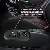 economico Coprisedili per auto-Copertura Universale per Sedile Anteriore Auto in PU Pelle Stile Moda Copertura Alta per Sedile Bucket Liscia Adatta alla Maggior Parte dei Veicoli